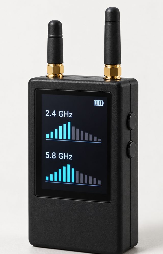 Tsukorok Standard detector with a colour screen and two antennas